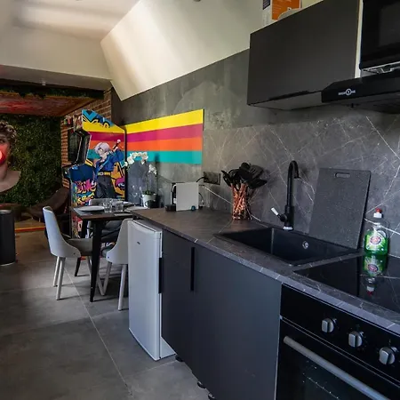 Apartamento Capsule Art Déco - Jacuzzi - Netflix - Cinéma - Arcade De Jeux&nintendo Switch - 2 - Filet Suspendu Valenciennes